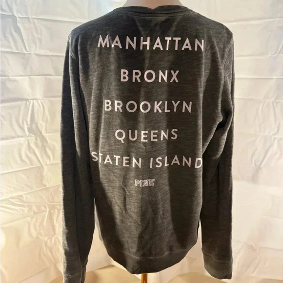 PINK Victoria's Secret Long Sleeve Tee - Gray - Picture 1 of 5